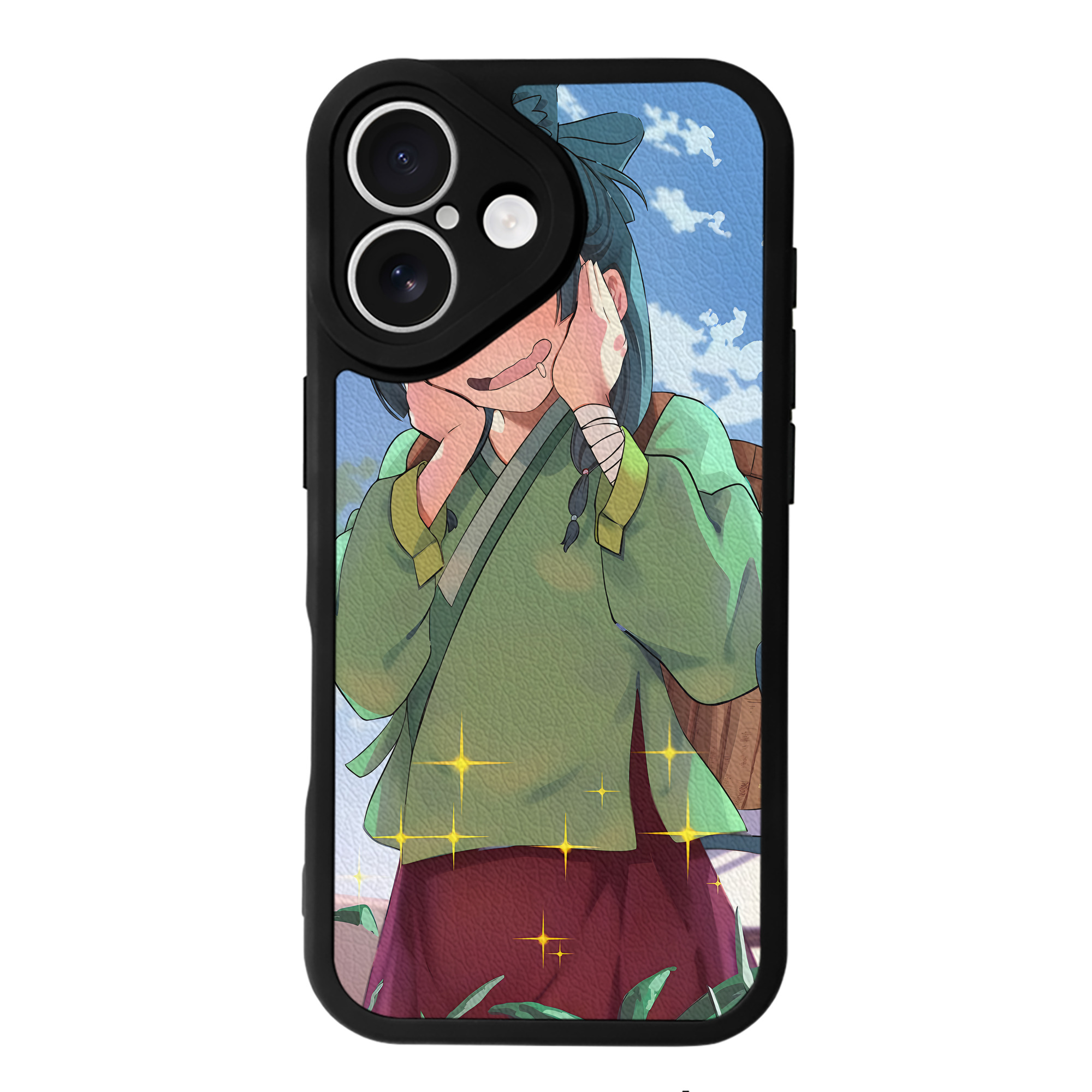 （画像用） 薬屋のひとりごと The Apothecary Diaries 【iPhone 16シリーズ対応】シリコンスマホケース（レザー調） 材質：シリコン